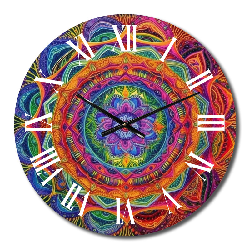 Horloge murale sacrée Mandala, Moyenne