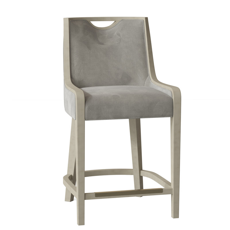 Anthony 26.5" Counter Stool, Alabaster (3157 73), Almond Buff
