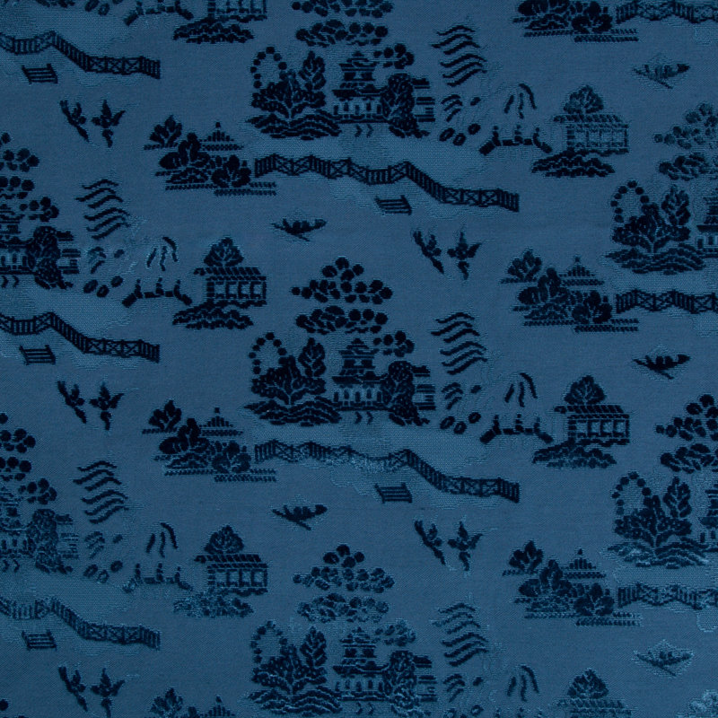 La Pagode Fabric, Navy