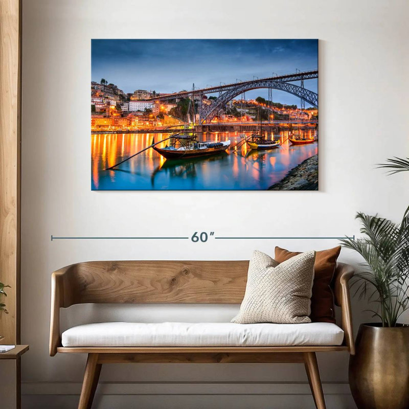 Bateaux du Douro, H 30 po x l 45 po