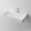 Lavabo vasque rectangulaire à fixation murale 36 po x 18 po à surface solide avec trou pour robinet