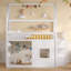 Lit double pleine grandeur en bois avec tablette à DEL intégrée, blanc-1238653894