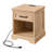 18'' Farmhouse Nightstand with Charging Station and Drawer-12258848