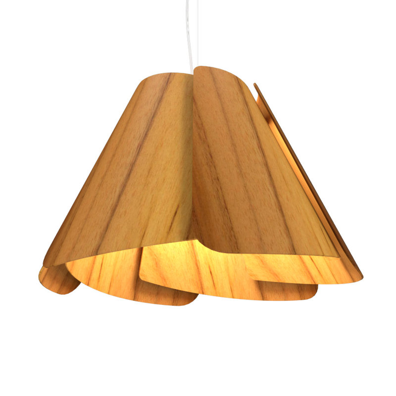 Fuchsia 1 - Light Pendant, Teak