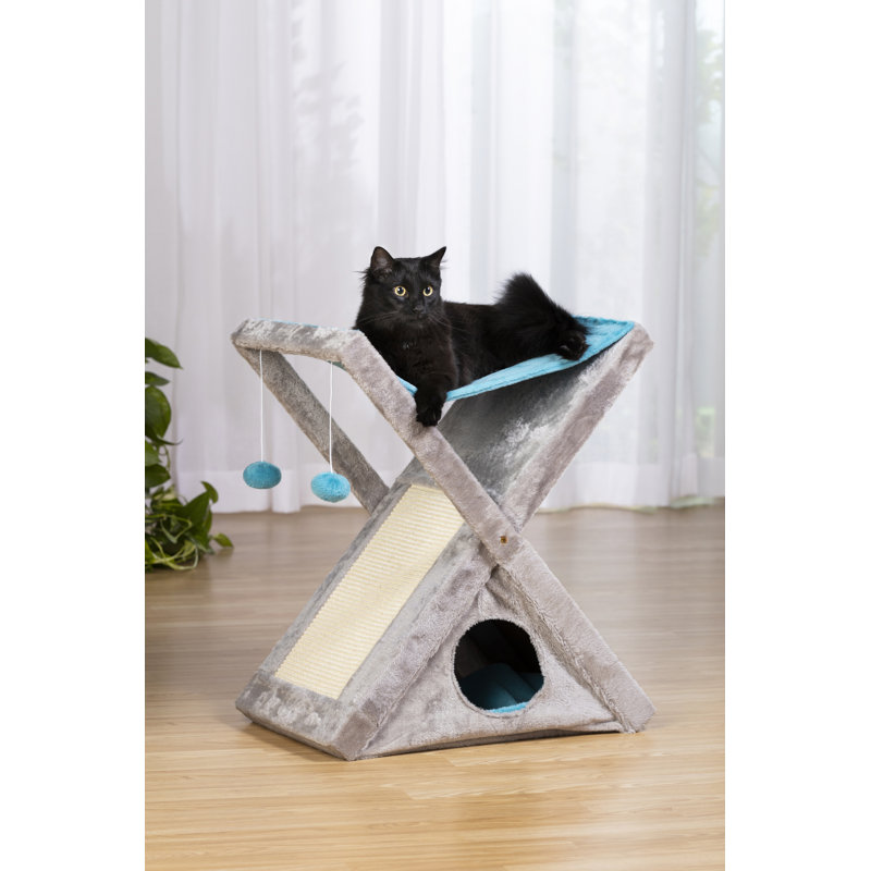 Maison pour chat Gaetana, Bleu