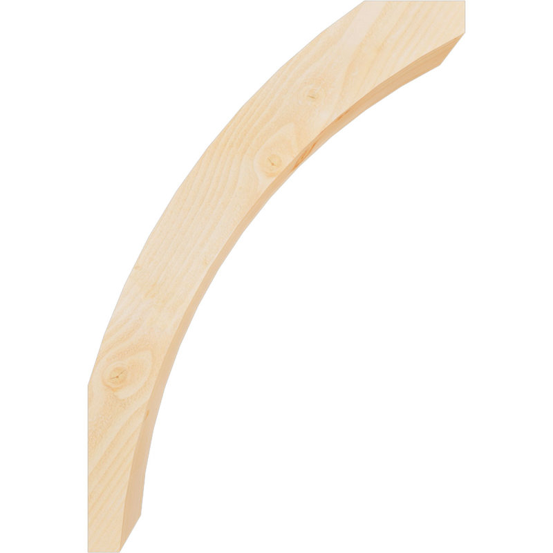Genouillère Thorton, Sapin Douglas de 6 po (sciage brut), 26 po X P 38 po H