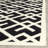 Rodgers Hand Woven Flat Weave Wool/Cotton Geometric Rug in Black/Ivory-1634926085