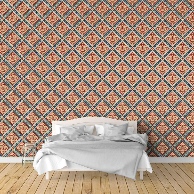 Adhésif mural l 144 po x l 100 po Floral Collocations, L 100 po x l 144 po
