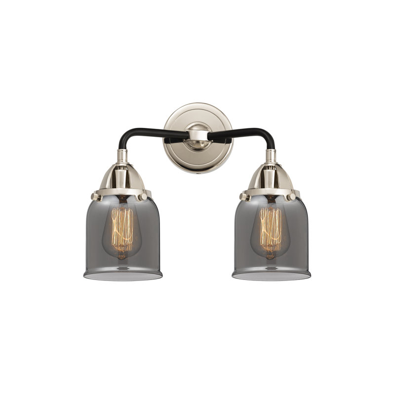 Shauna 2 - Light Vanity Light, LED, Plated Smoke, Black Polished Nickel
