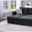 Canapé modulaire convertible en velours avec canapé-lit et canapé-lit-454352861