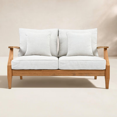 Clairmont Teakwood Patio Loveseat