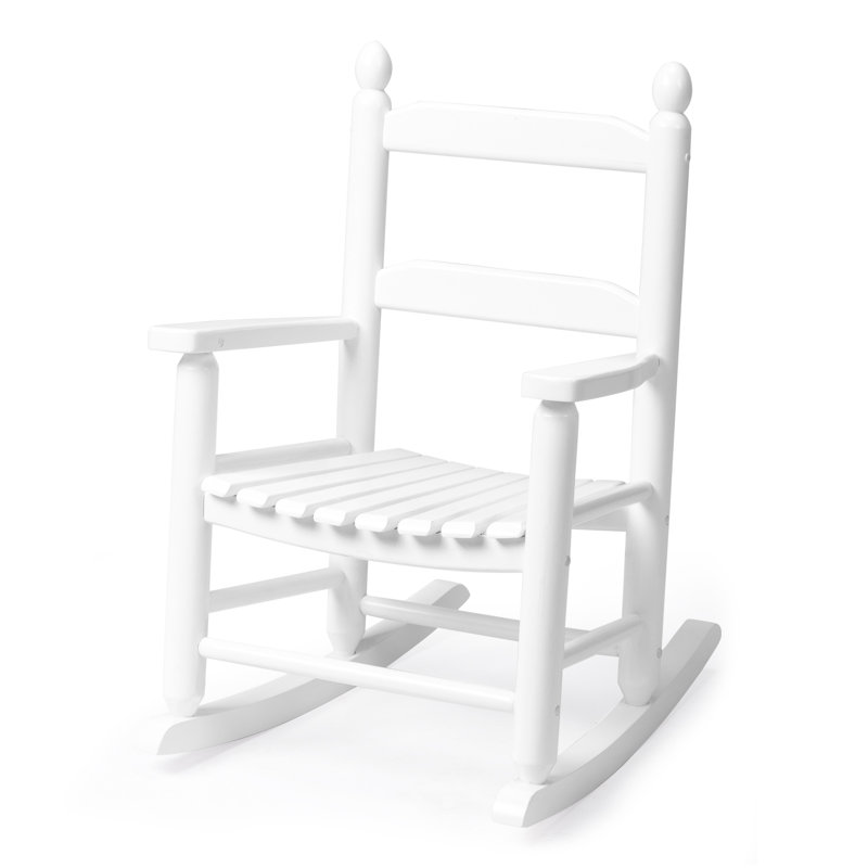 Kalobe Kids 10.2'' Wood Rocking Chair and Ottoman