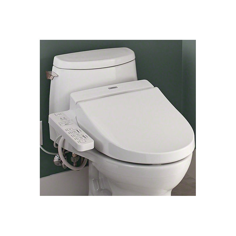 Washlet® Elongated Toilet Bidet Seat, White