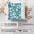 Floral Aquamarine Flowers I Modern