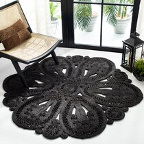 Black Round Braided Rugs