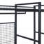 Garde-robe de style ouvert avec rails, tablettes et tiroirs -1264604776