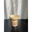 Bol décoratif piédestal en marbre crème jade