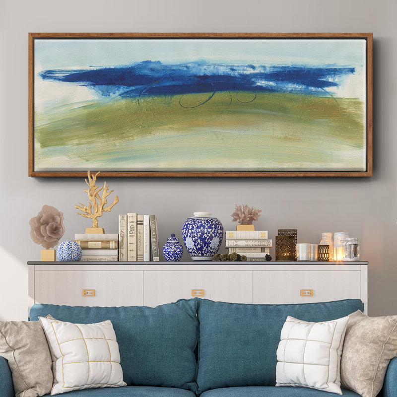 Mirages I- Framed Canvas