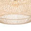 Luminaire suspendu en rotin naturel 1 lumière-108876057