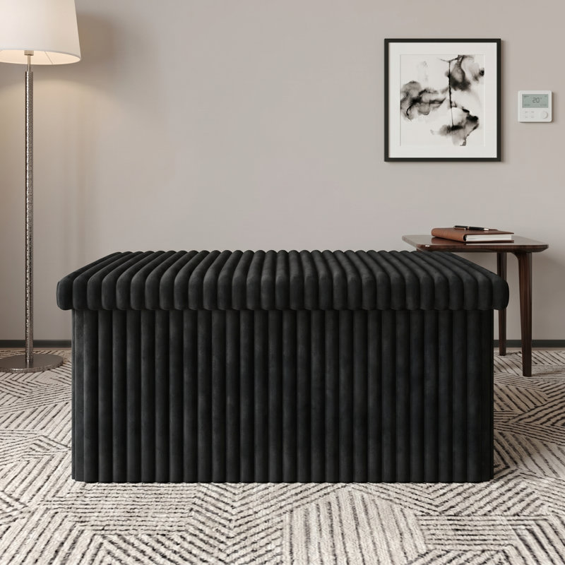 Banc de rangement 30 po Florence, Black