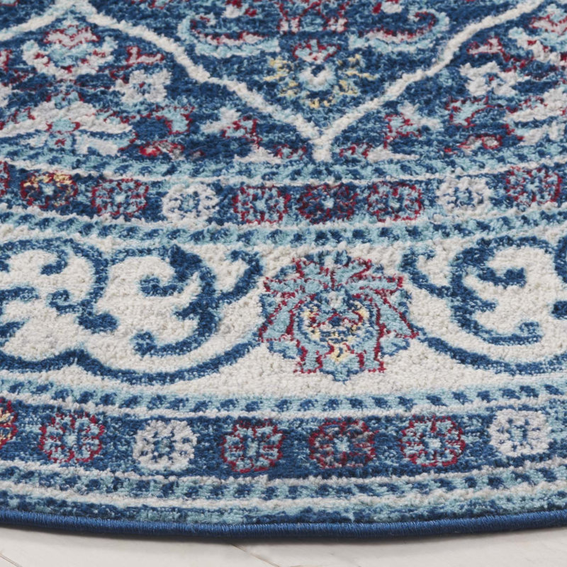 Brentwood Performance Oriental Rug, Round 6'7"