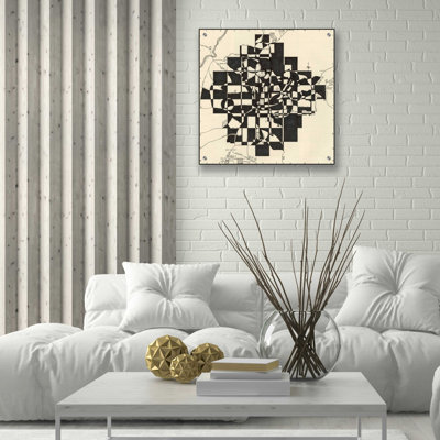 «Modern Map of Atlanta» par Nikki Galapon, art mural en verre acrylique