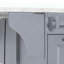 50.7" Kitchen Island With Storage Tilt Trash Can Cabinet And Pull Out Cabinet Organizer, Rolling Kitchen Island On 5 Wheels With Drop Leaf, 2 Drawers, 1Door For Kitchen, Dining Room, Grey Blue-981019456