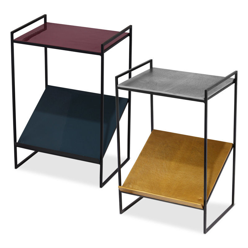 Naomi Enamel Magazine End Table