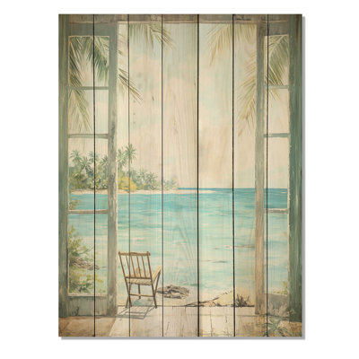 Fenêtres à la plage II - Fenêtres côtières sur bois