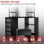 Burgwell Dressing Table with Mirror-605592496