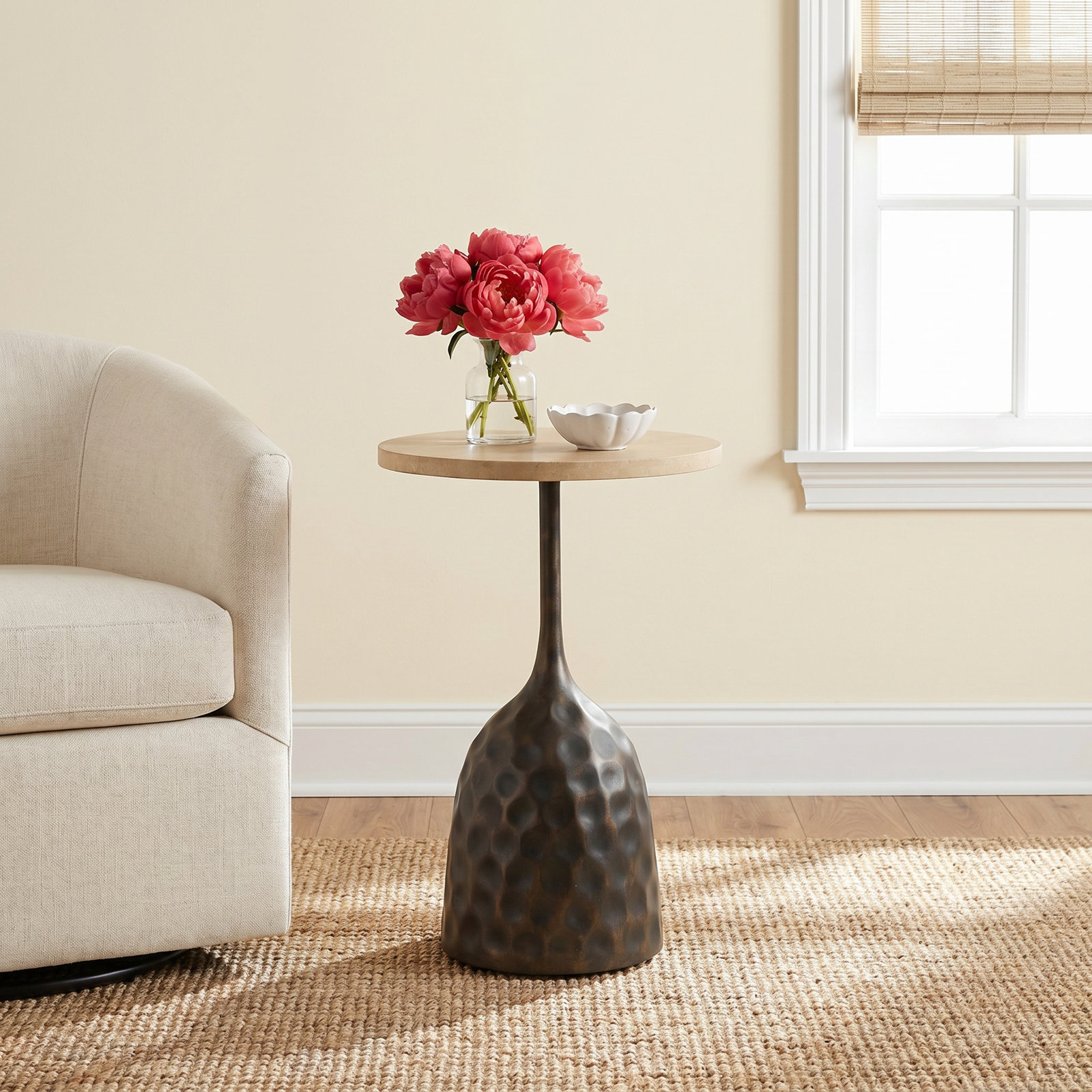 Aceline Stone End Table