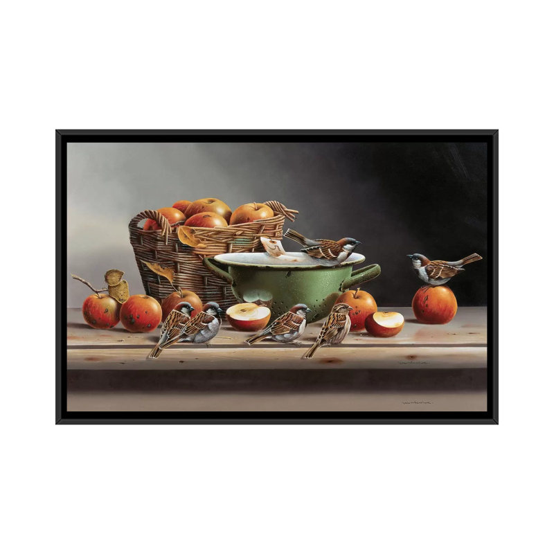 « house fleches ii », impression sur toile, H 18 po x l 26 po x P 1,5 po, Toile avec cadre noir, Pas de tapis