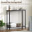 Narrow Console Table, 2-Tier Small Sofa Table, 29.5" Thin Entryw...