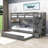 Disdier Kids Twin Over Twin Bunk Bed with Trundle-447099035