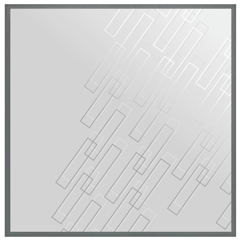 Single Picture Frame Print, 31cm H x 31cm W, Grey