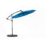 Parasol à DEL 10 pi pour divertissement dans la cour arrière - Parasol suspendu bleu foncé, base stable-79214168