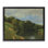 "Classic River Landscape", art mural sur toile flottante noire par one1000paintings