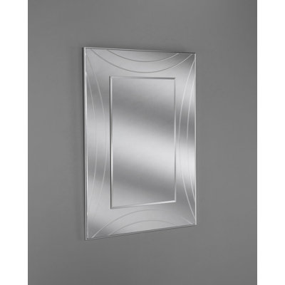 Wood Flat Wall Mirror