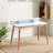 Wood Writing Desk With Hutch-2097206671