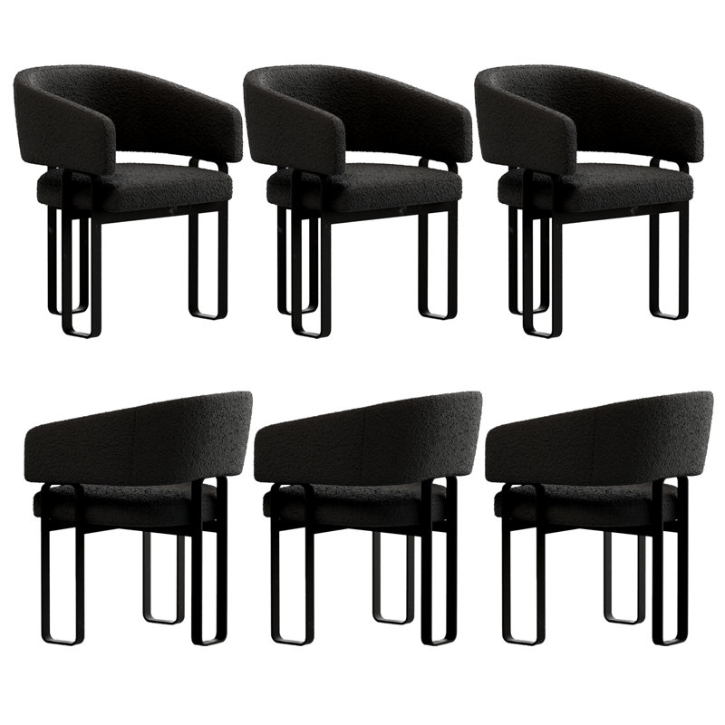Fauteuils de salle à manger rembourrés Modern