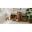 Meuble-lavabo 36 po avec cadre en bois massif, 2 portes à fermeture douce, 3 tiroirs à fermeture douce, tablette réglable, armoire de rangement moderne pour les petites salles de bain