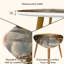 Ensemble de 2 tables basses gigognes Triangle