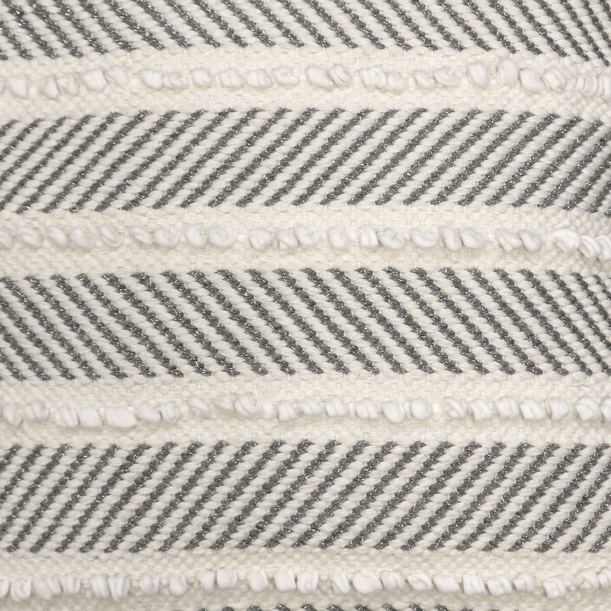 Alturas Striped Throw Pillow, Off White