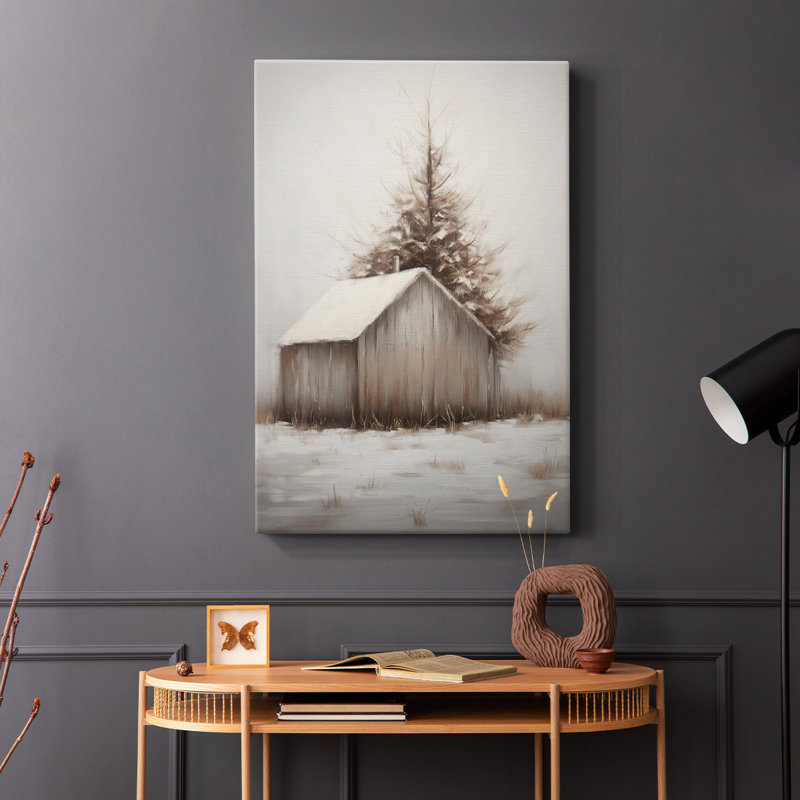 Art des Fêtes de Noël - Série 2-CDVI - Cavas enveloppés de galerie, H 18 po x l 12 po