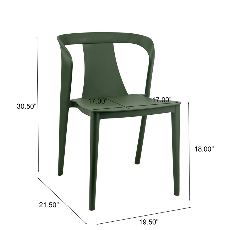Chaise de patio Kemarian, Olive Green