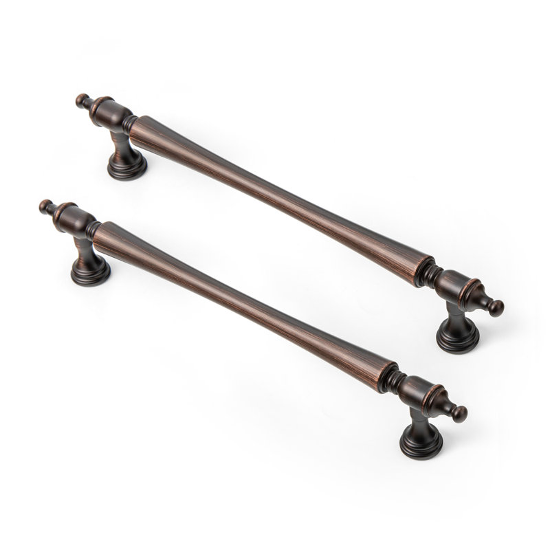 Ensemble de poignées de bar élégantes, 7.56", Bronze frotté à l'huile