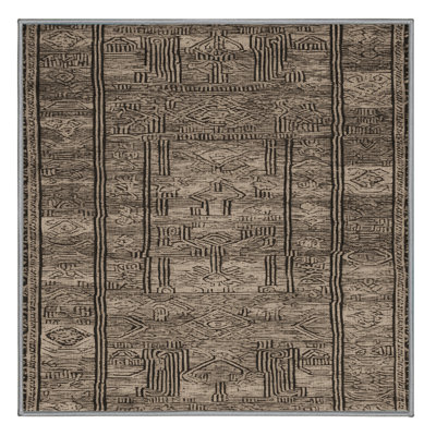  Tapis hawaïen lavable Petroglyphs