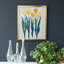 Tulipes dans une rangée II, toile encadrée de qualité supérieure - prête à être accrochée-1924022039-1924022036
