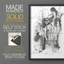 Graphite abstrait I, reproduction encadrée - ensemble de 4-2008867894-2008867889