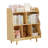 35.4" W Wooden Kids Bookcase with 3 spacious open shelves-1734948352